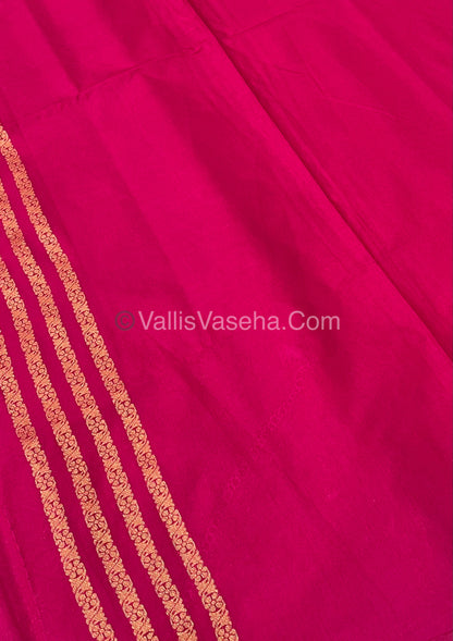 Mulberry Semi Silk - Dark Pink Shade - VVMSS001
