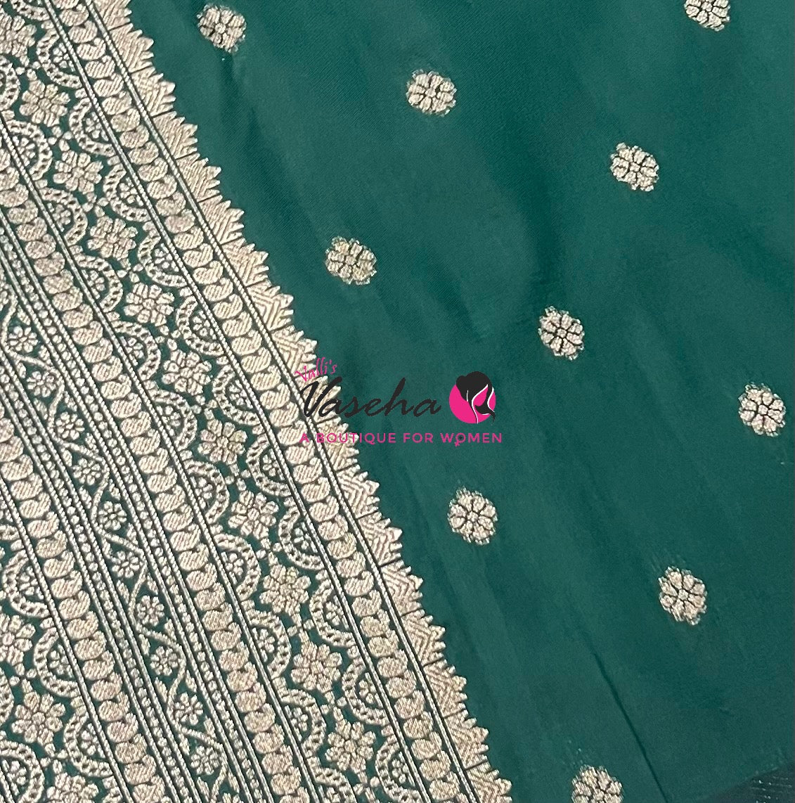 Semi Soft Silk - Green Shade -VVSSS019