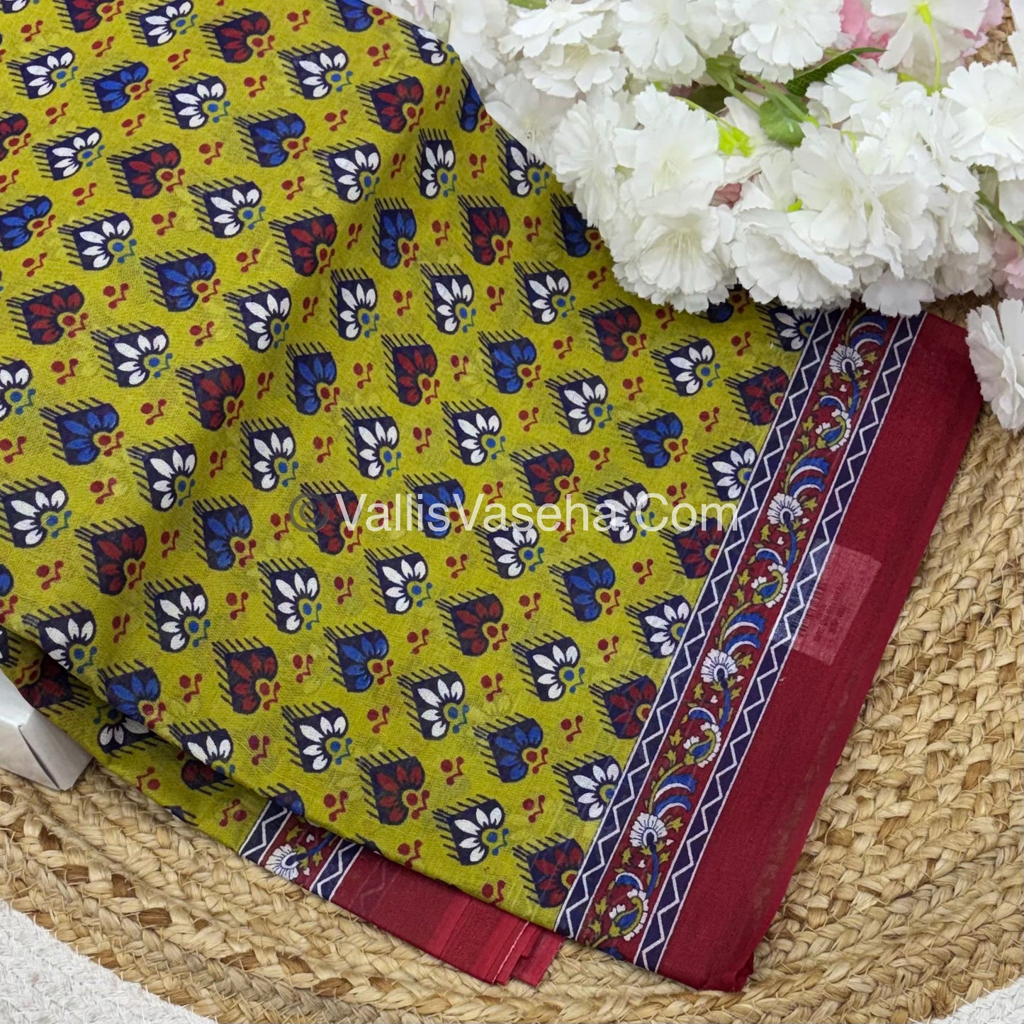 Pure Cotton Voile Saree | VVPVC001