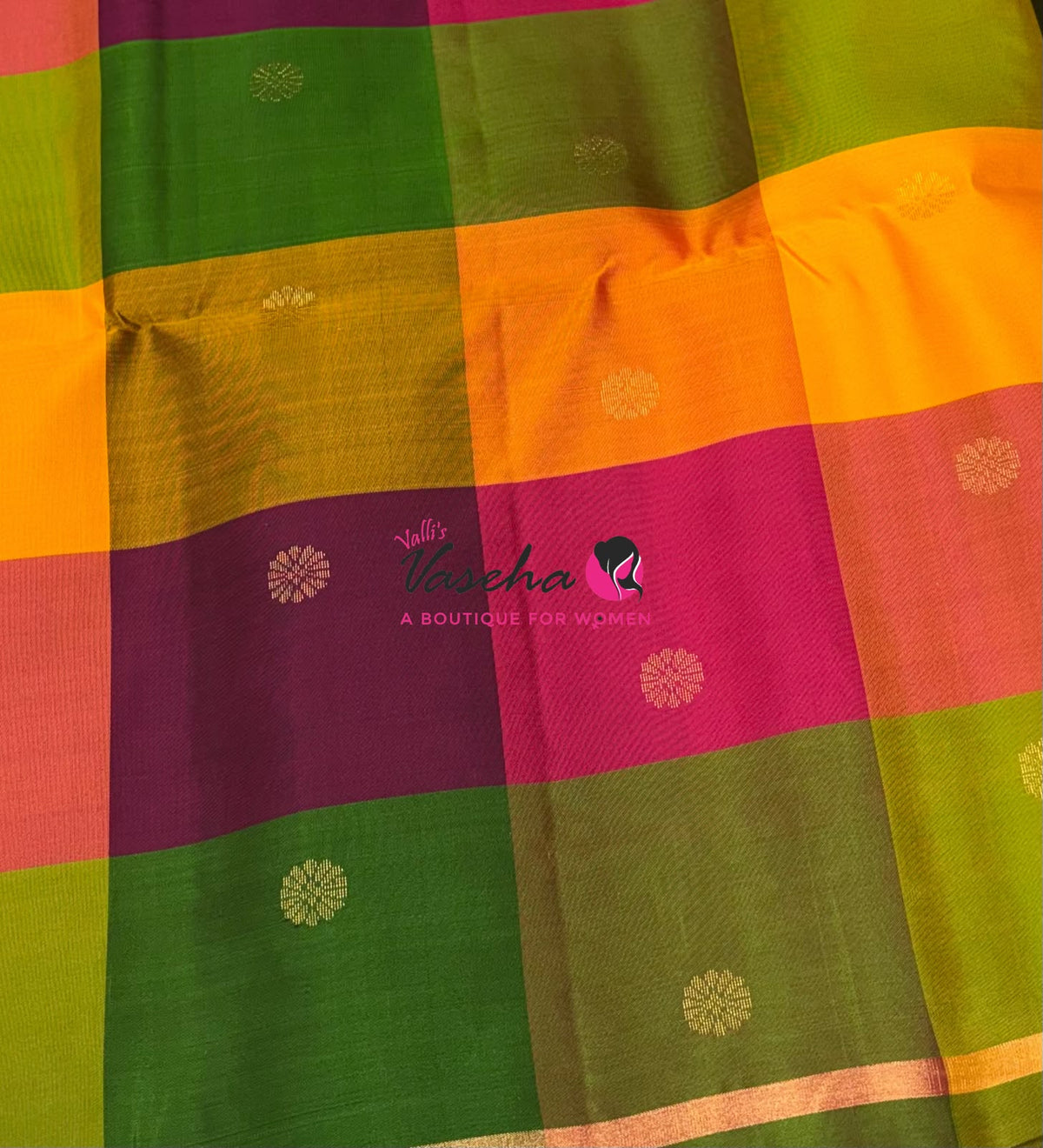 Pure Soft Silk Saree - Partly Pallu -  Half & Half Saree - Blue - VVPSS088