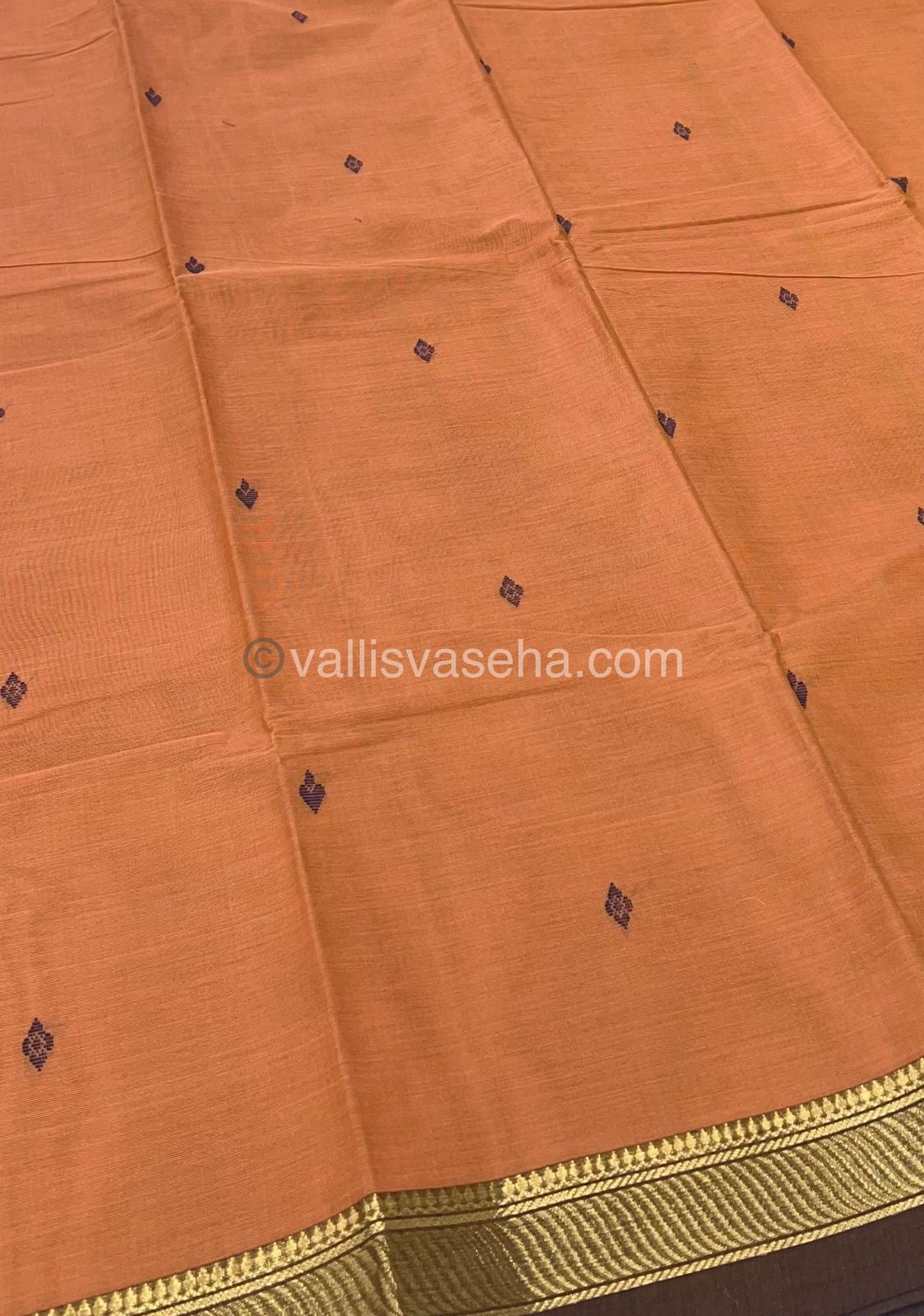 Kanchi Cotton Saree - Butta Design VVKCS008