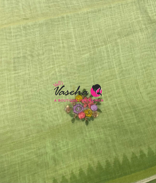 French Knot - Tissue Saree  - VVLFN024