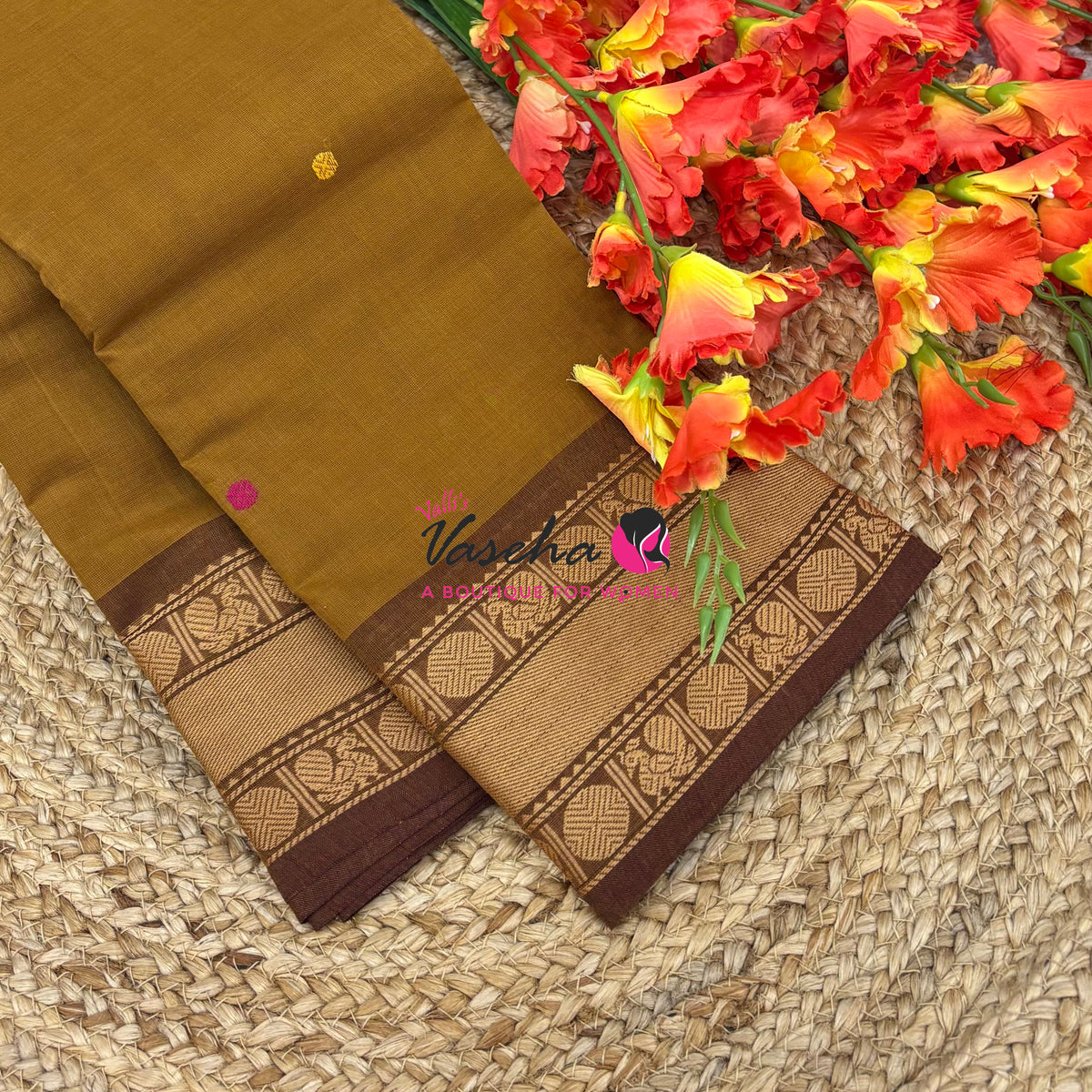 Chettinadu Cotton Saree - VVCCS003