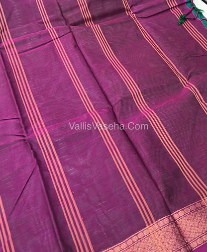 Dhaka Cotton Saree - VVDCS001