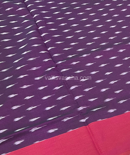 Ikkat Mercerised Cotton Saree - VVIKS001