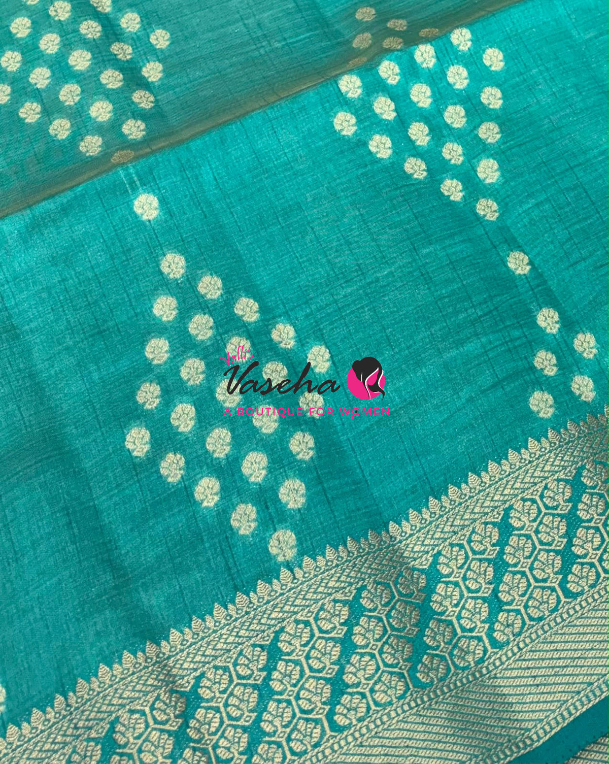 Semi Tussar Silk -  Blue Shade - Purple Shade - VVSTS071