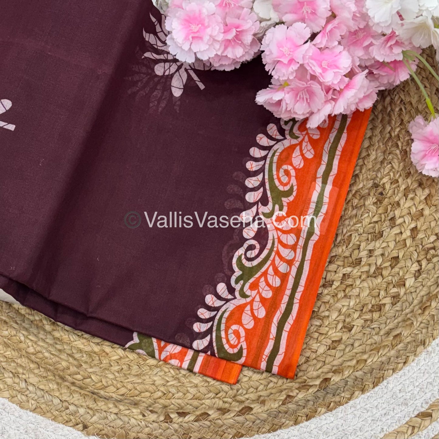 Pure Cotton Voile Saree | VVPVC001