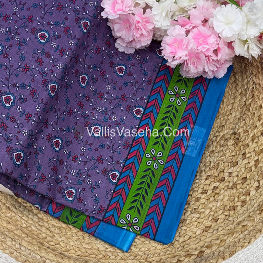 Pure Cotton Voile Saree | VVPVC001