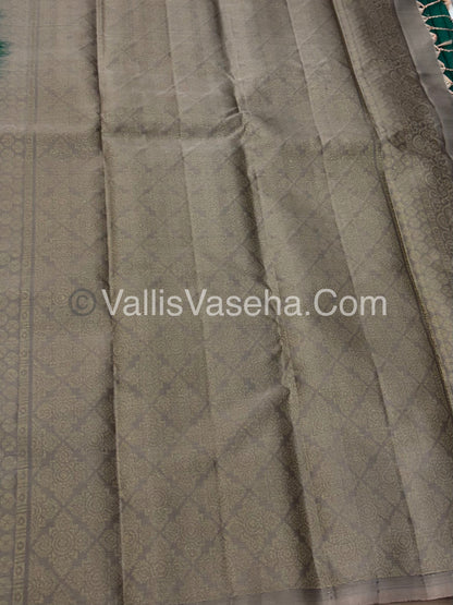 Half Mix - Pure Soft Silk Saree - VVPSS075