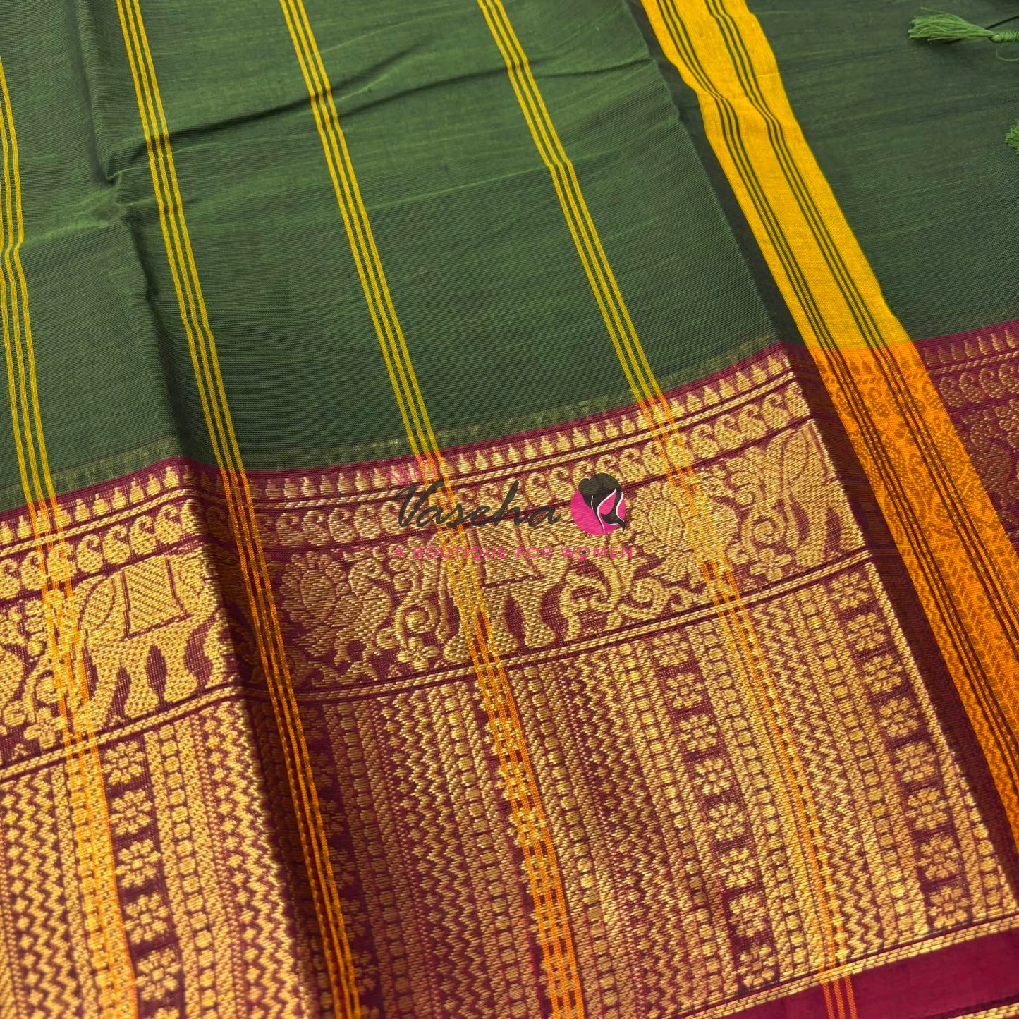 Kanchi Cotton Saree - VVKCS019
