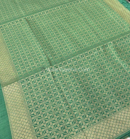 Banarasi - Heritage Silk - Semi Kathan Silk -  Pista Green Shade - VVBHS007