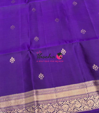 Pure Soft Silk Saree  - Violetish Purple Shade - VVPSS135