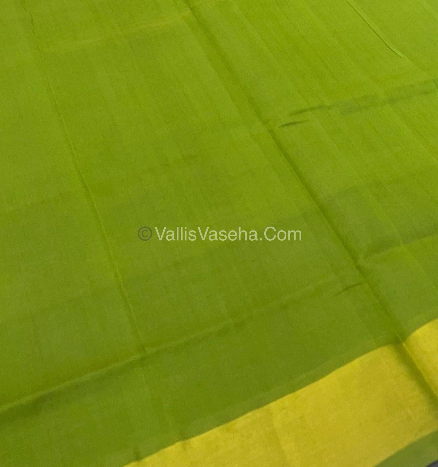 Semi Silk Cotton Saree -  Blue & Green Combo - VVSSC001