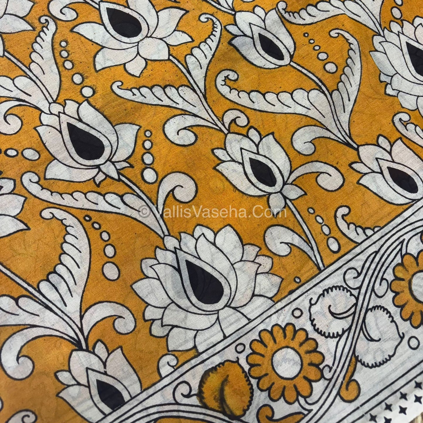 Pure Kalamkari Cotton Saree - VVPKC002