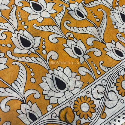 Pure Kalamkari Cotton Saree - VVPKC002