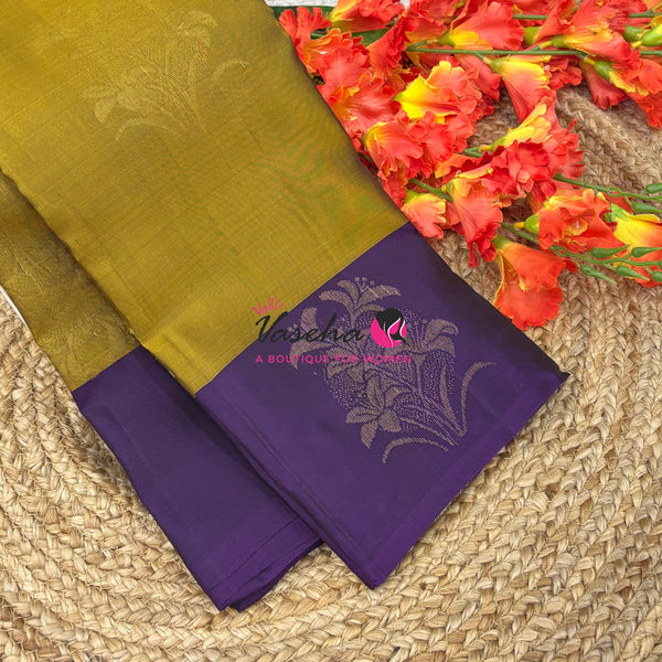 Half Mix - Pure Soft Silk Saree - VVPSS104