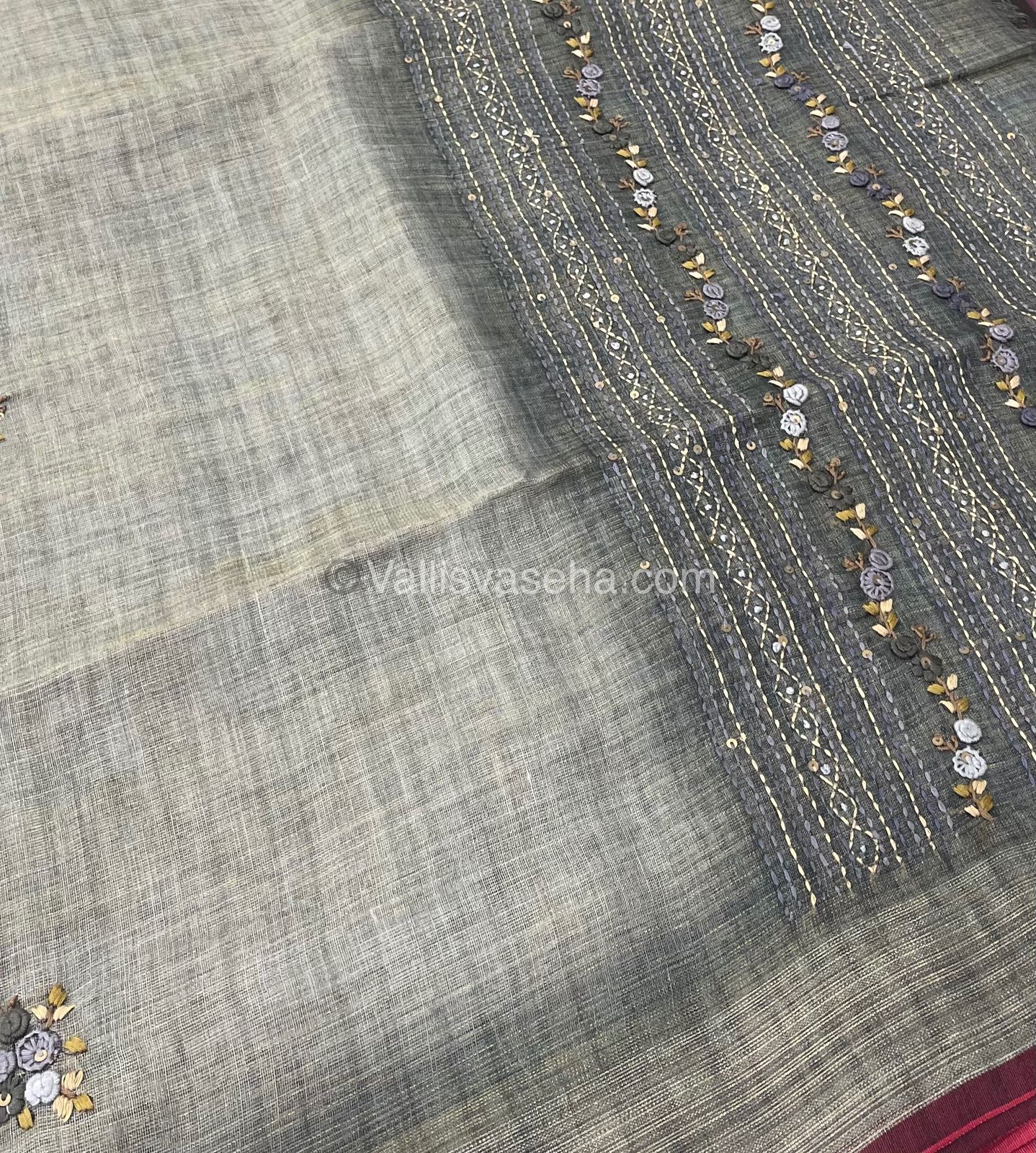 French Knot - Tissue Saree -  VVLFN001