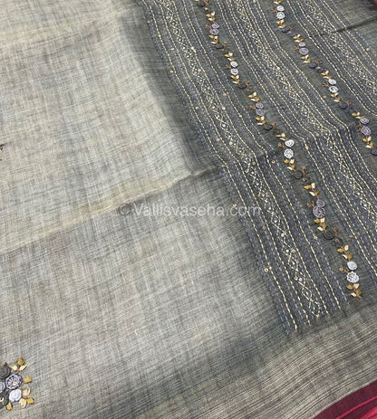 French Knot - Tissue Saree -  VVLFN001