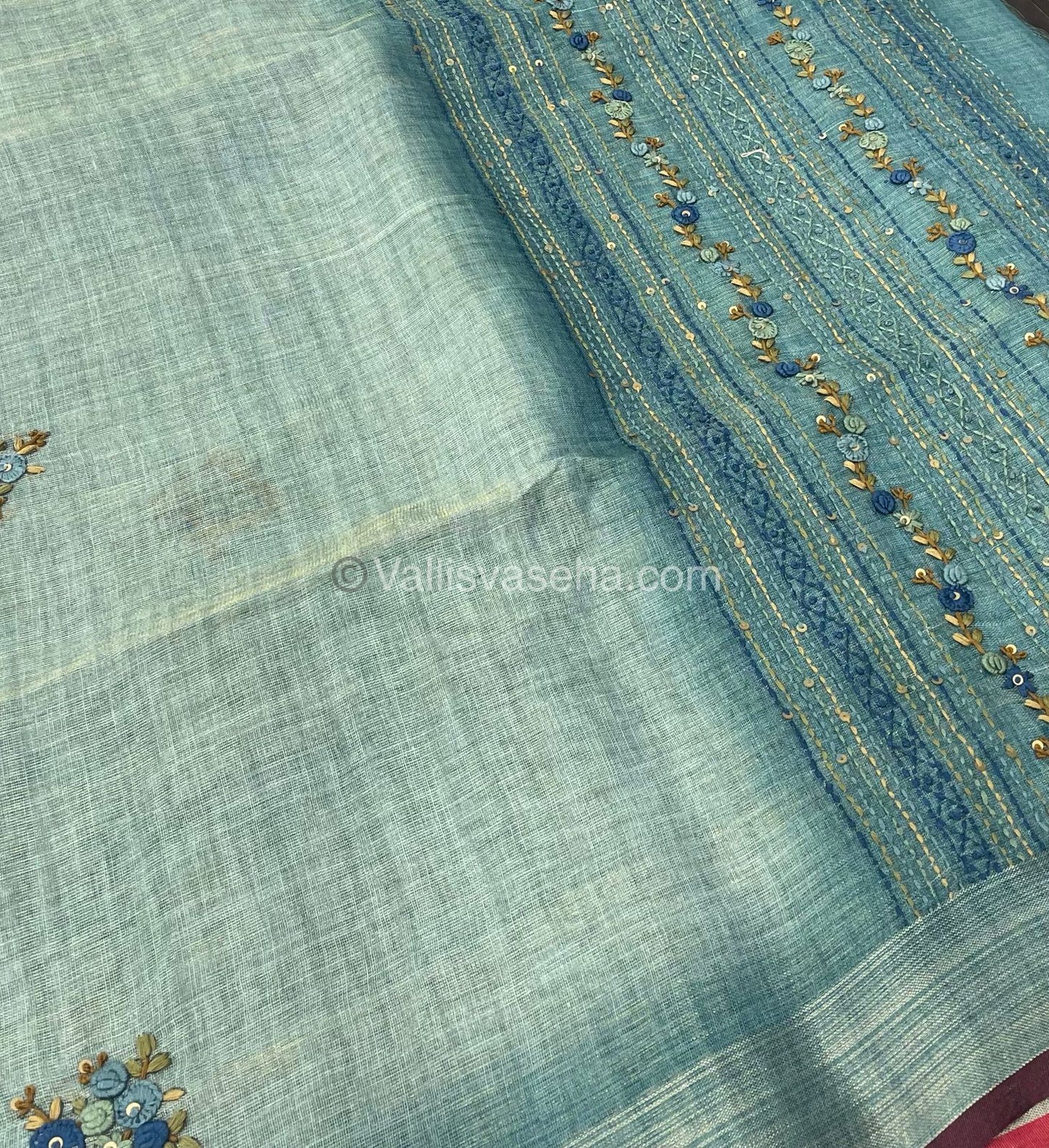 French Knot - Tissue Saree -  VVLFN001