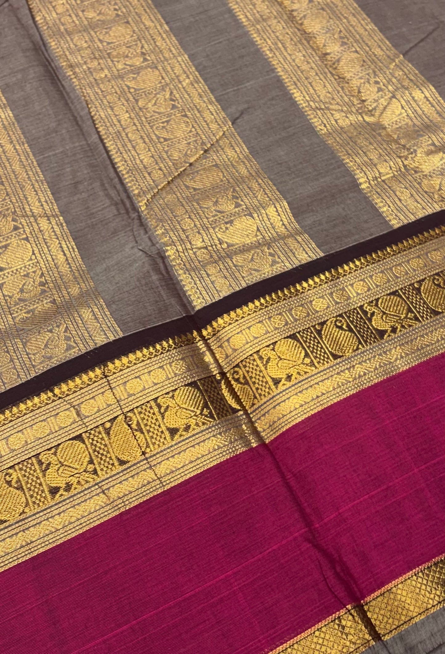 Kanchi Cotton Saree - VVKCS025