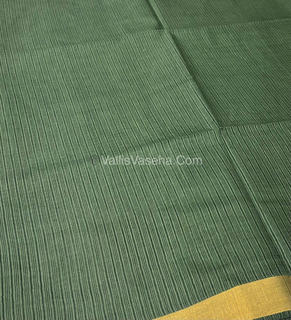 Light Weight Kota Saree - Dark Green Shade - VVKS001
