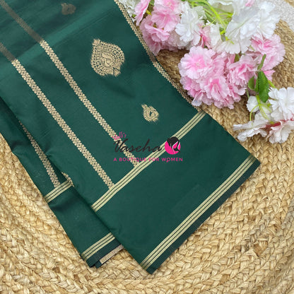 Semi Soft Silk  - Green  - VVSSS043