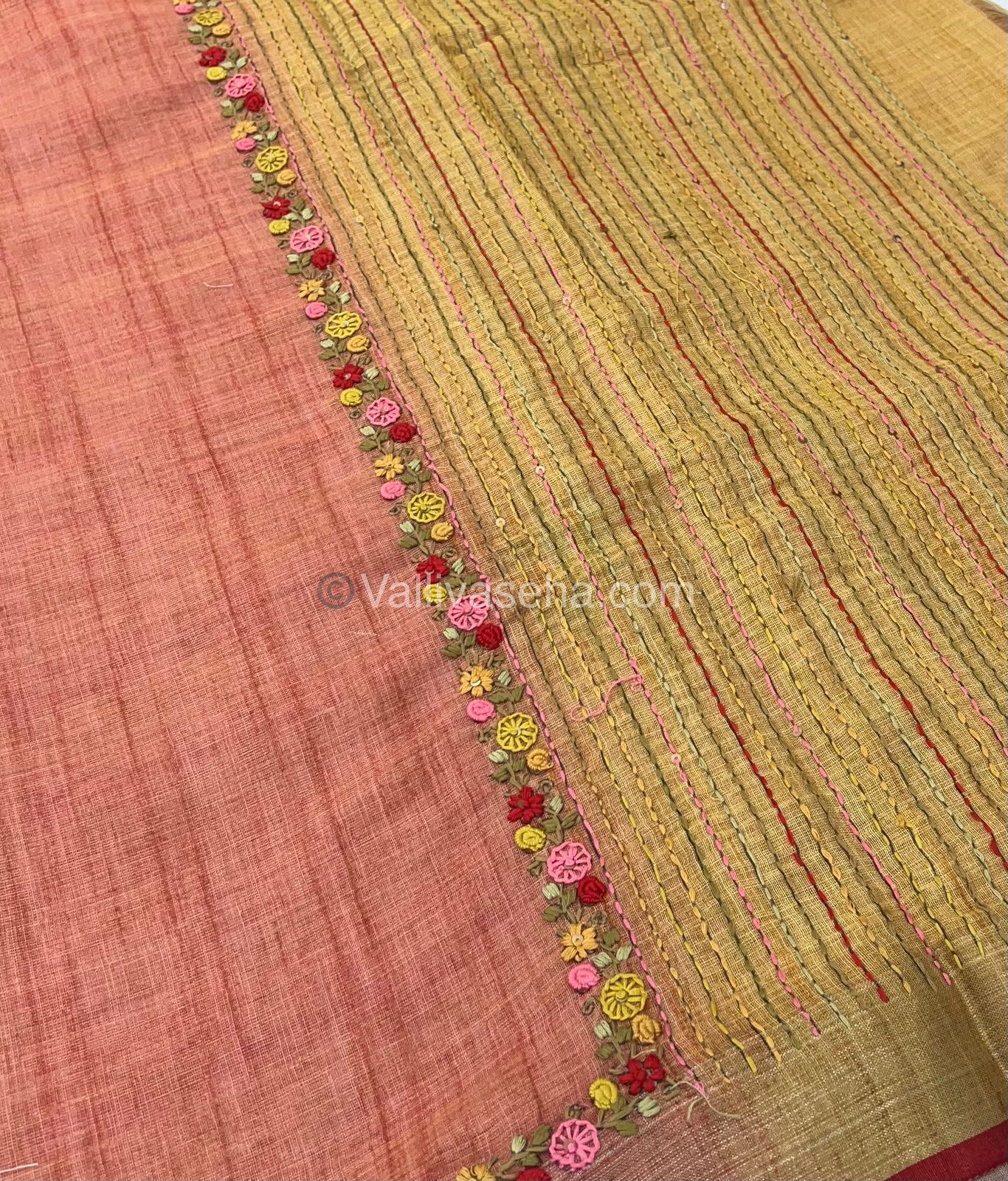 French Knot - Tissue Saree -  VVLFN001