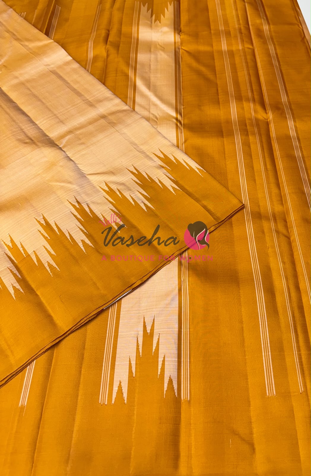 Pure Kanchipuram Silk Saree - Thalampoo - VVPS029