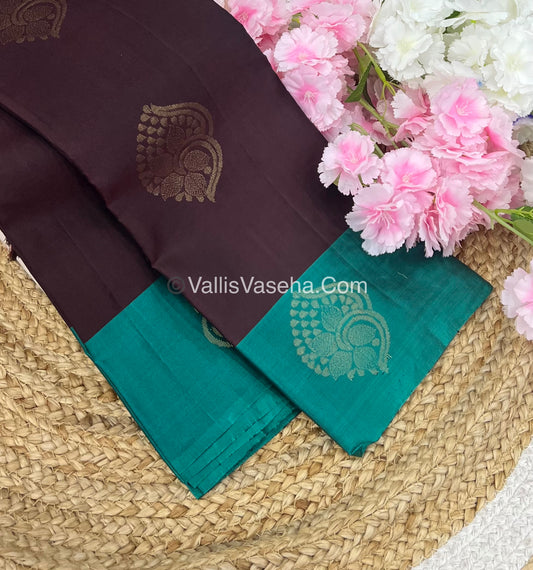 Half Mix - Pure Soft Silk Saree - VVPSS030