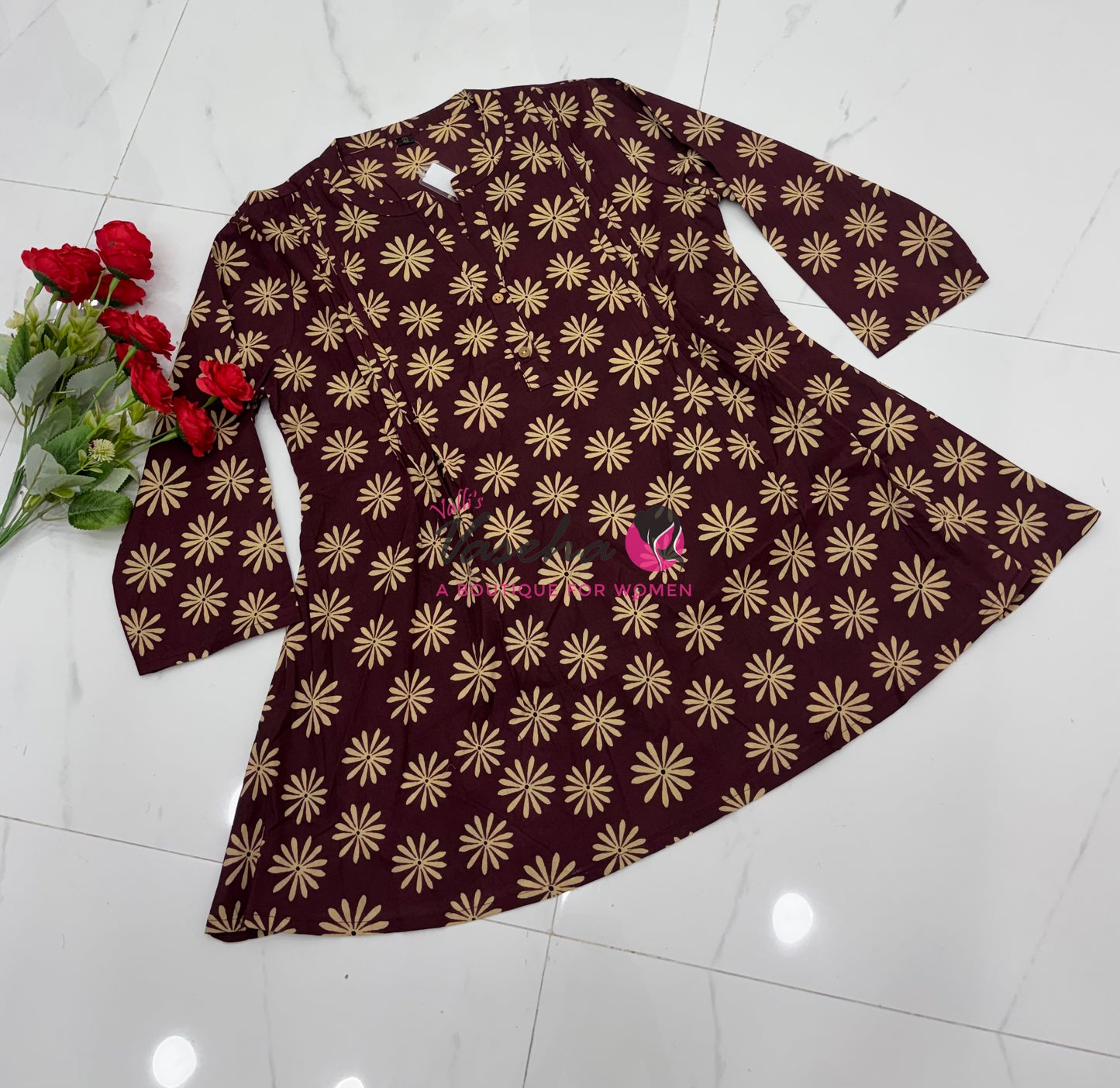Ready Made - Short Top - Wine  Color - VVRST001