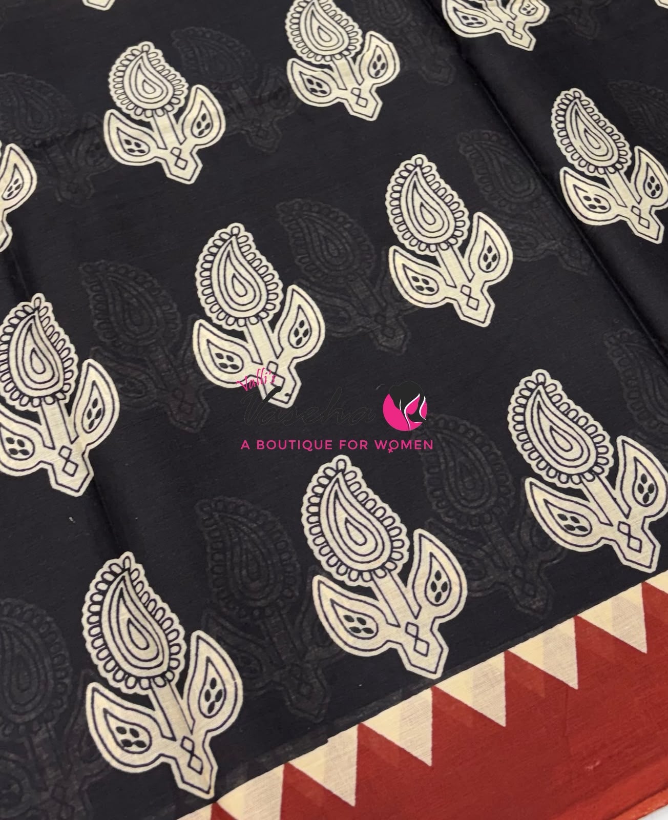 Pure Soft Mul Mul Cotton Sarees - Hand Block Prints - VVMMC011