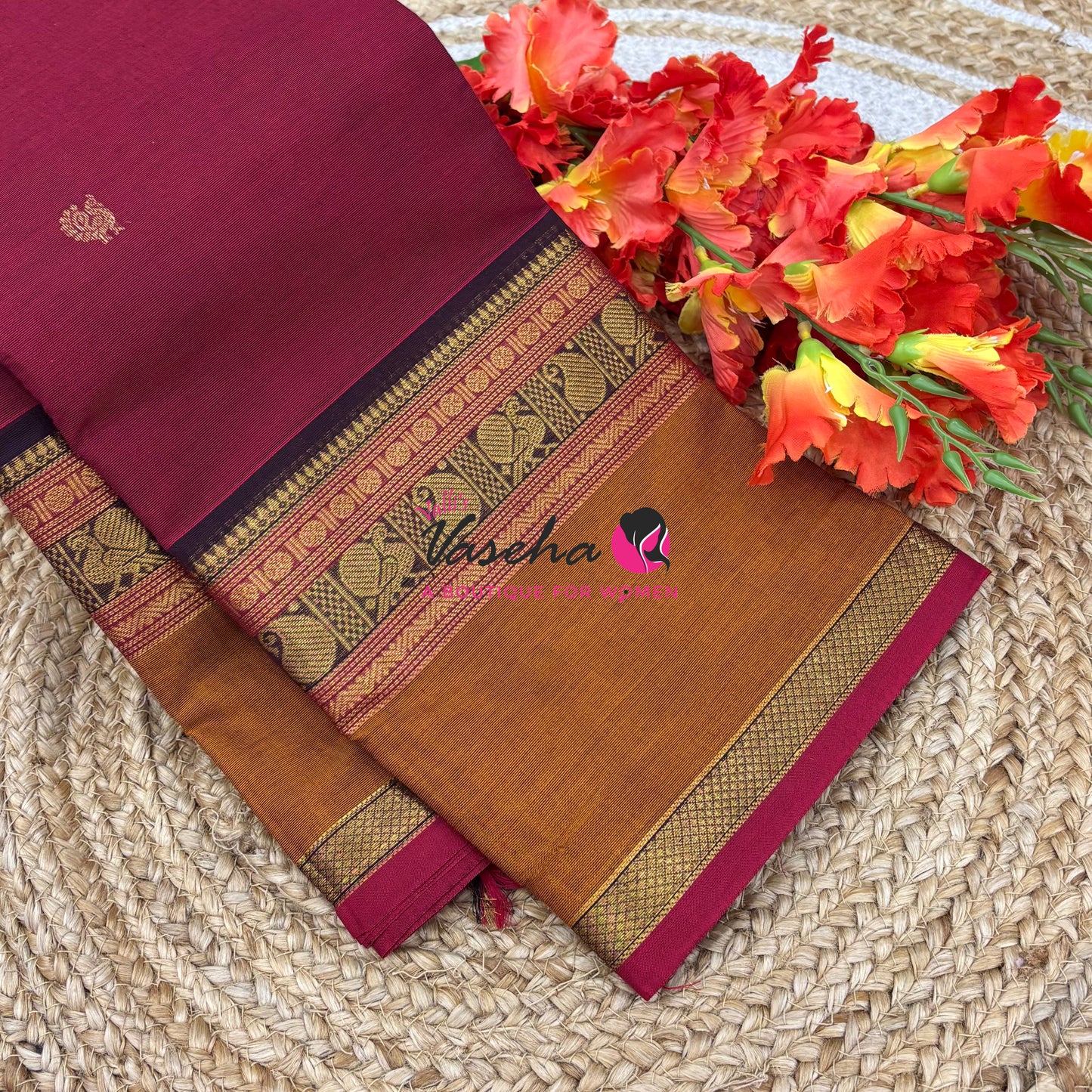 Kanchi Cotton Saree - VVKCS025