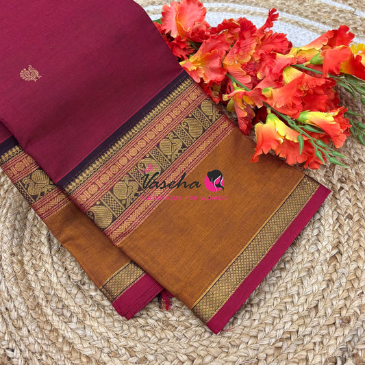 Kanchi Cotton Saree - VVKCS025