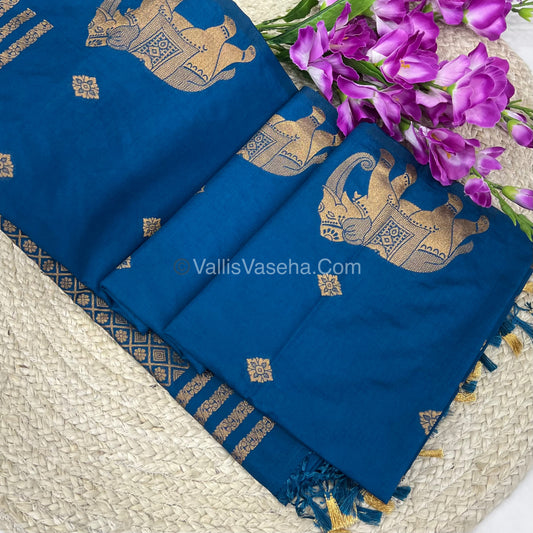 Mulberry Semi Silk - Ramar Blue Shade - VVMSS001