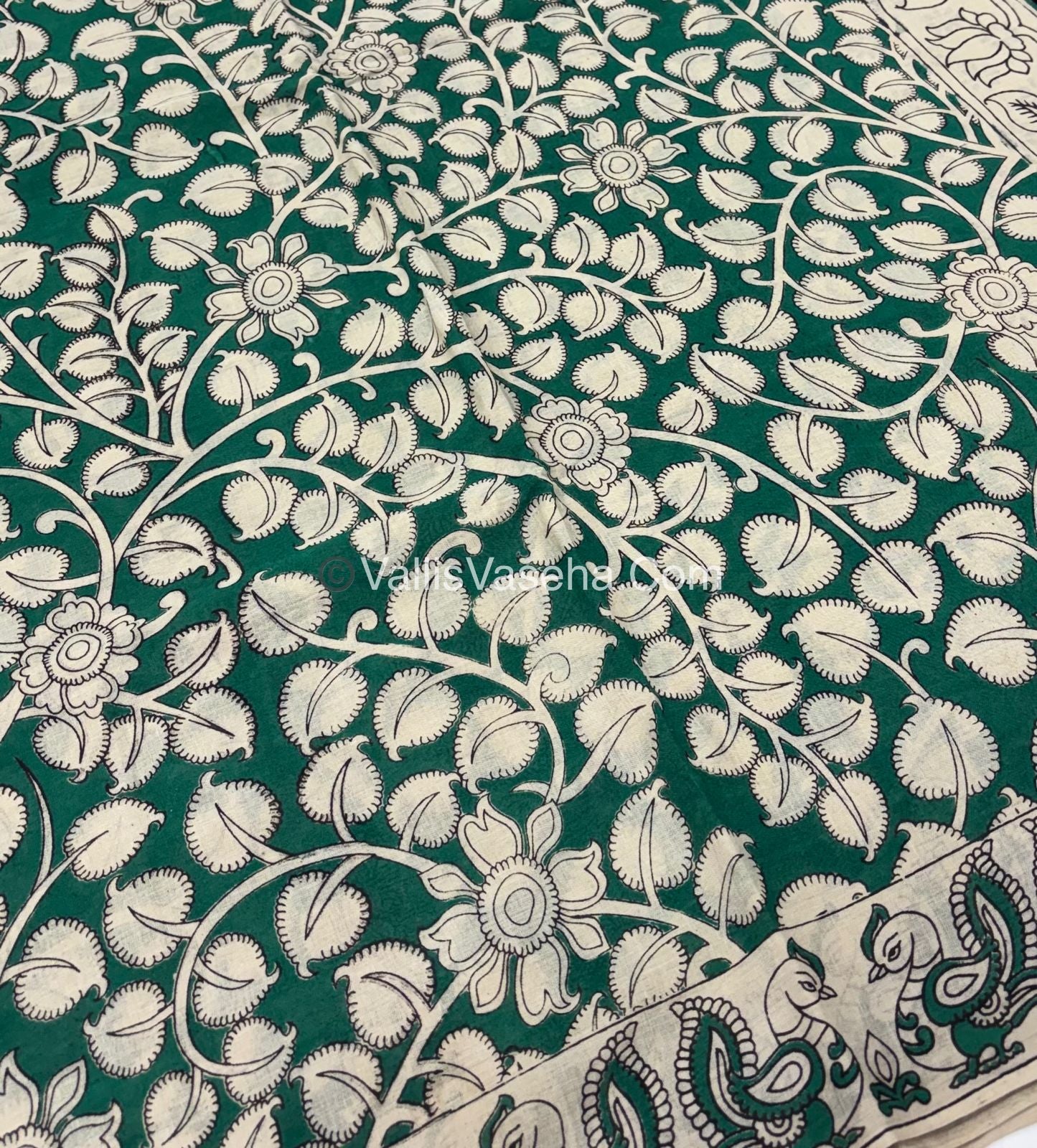 Pure Kalamkari Cotton Saree - VVPKC002