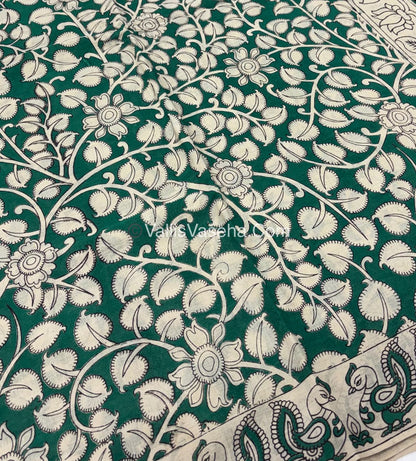 Pure Kalamkari Cotton Saree - VVPKC002