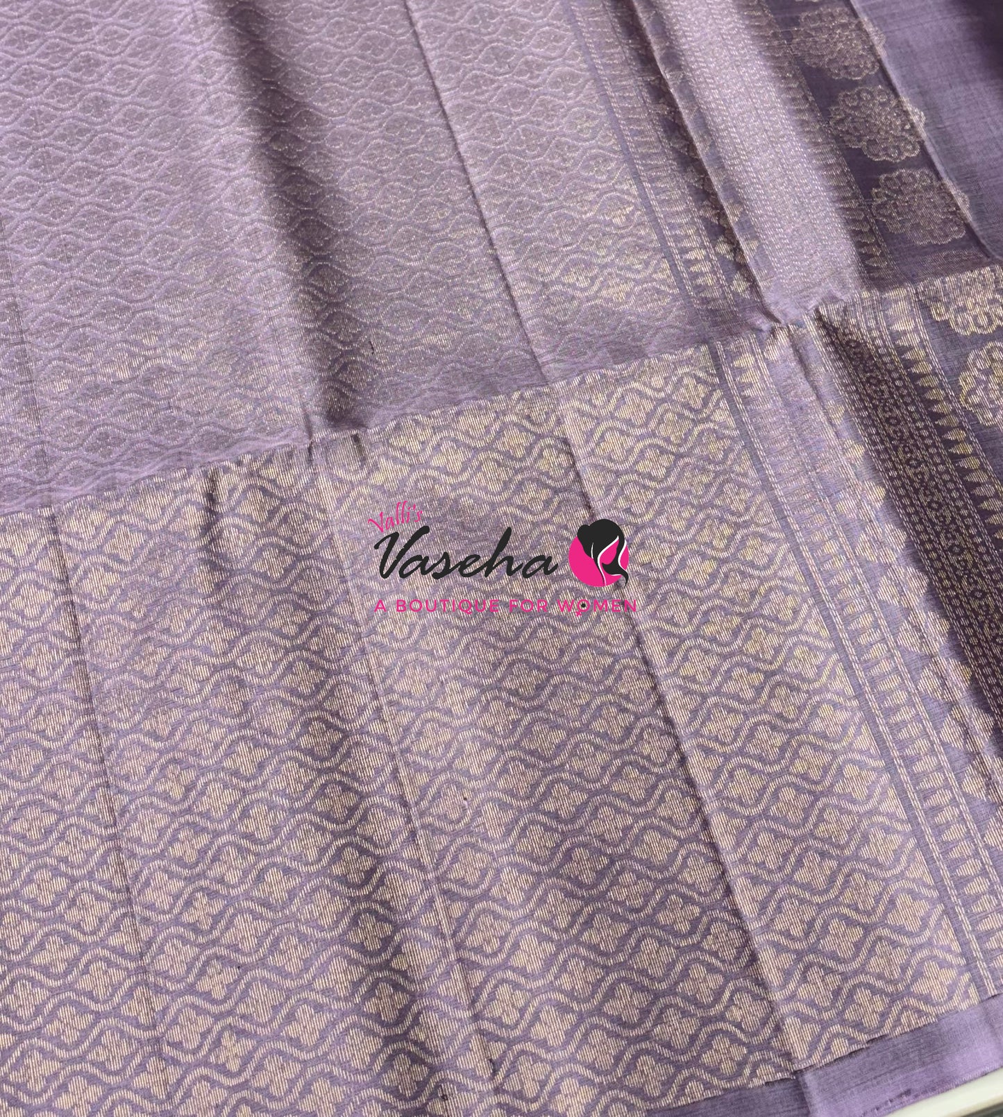 Pure Soft Silk Saree  - Light Lavender Shade - VVPSS094