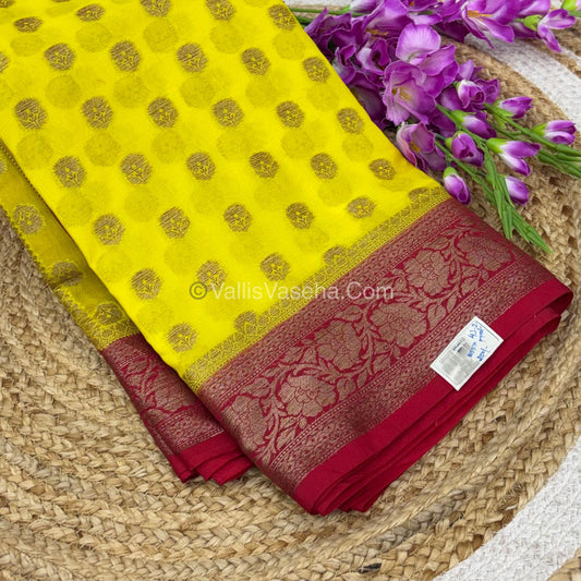 50% less - Offer Saree - Semi Banarasi Saree - VVDS003