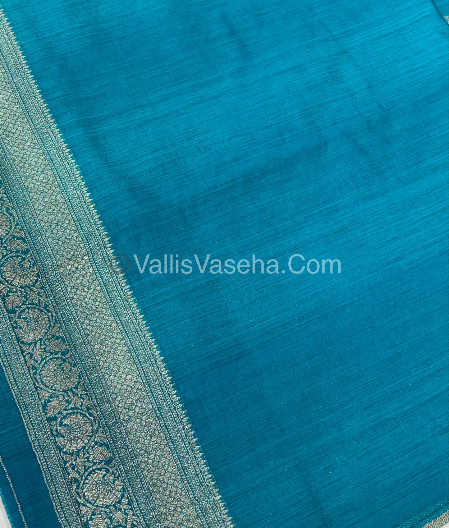 Banarasi - Heritage Silk - Semi Kathan Silk -Blue Shade - VVBHS010