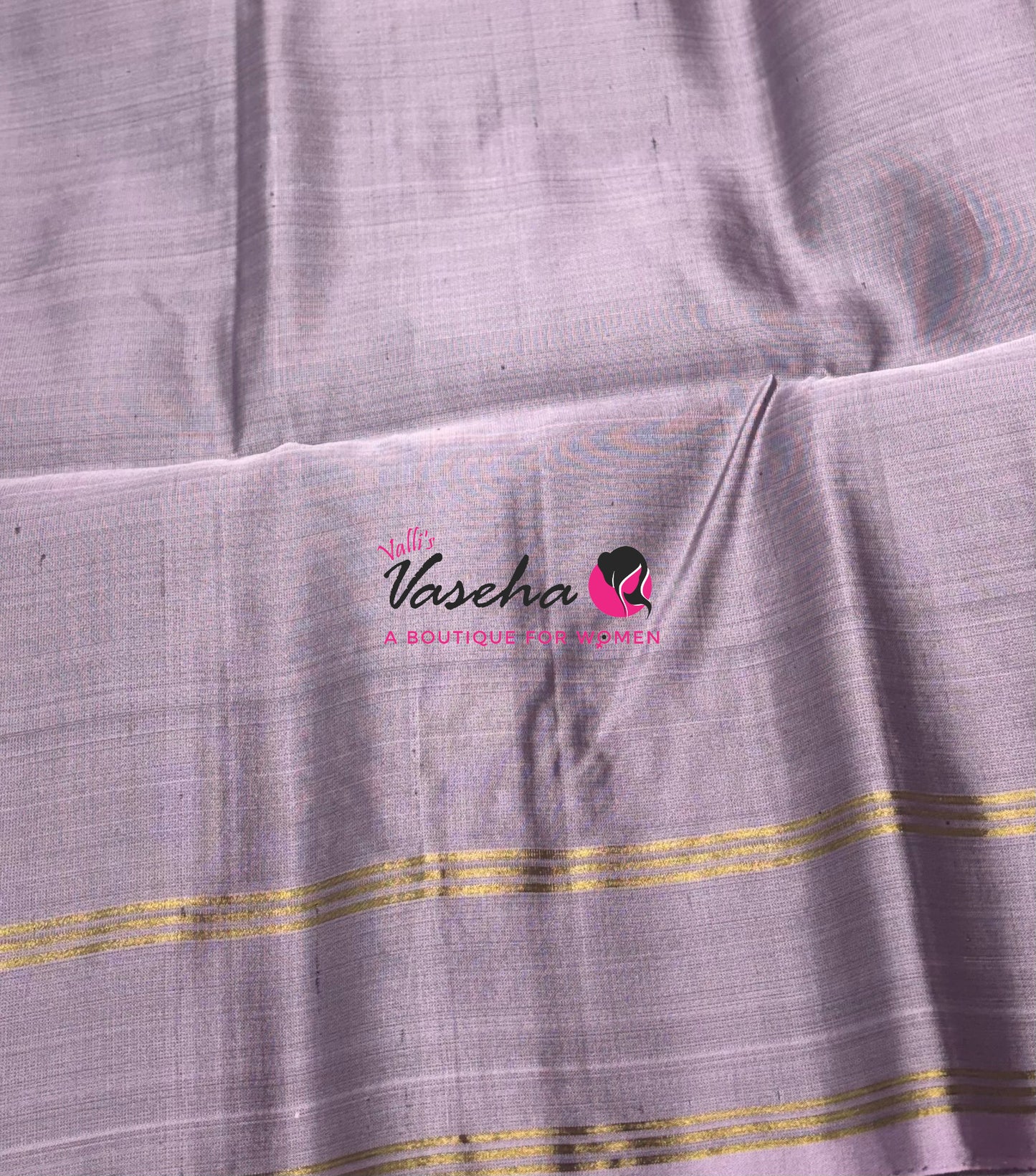 Pure Soft Silk Saree  - Purple With Onion Pink - VVPSS093