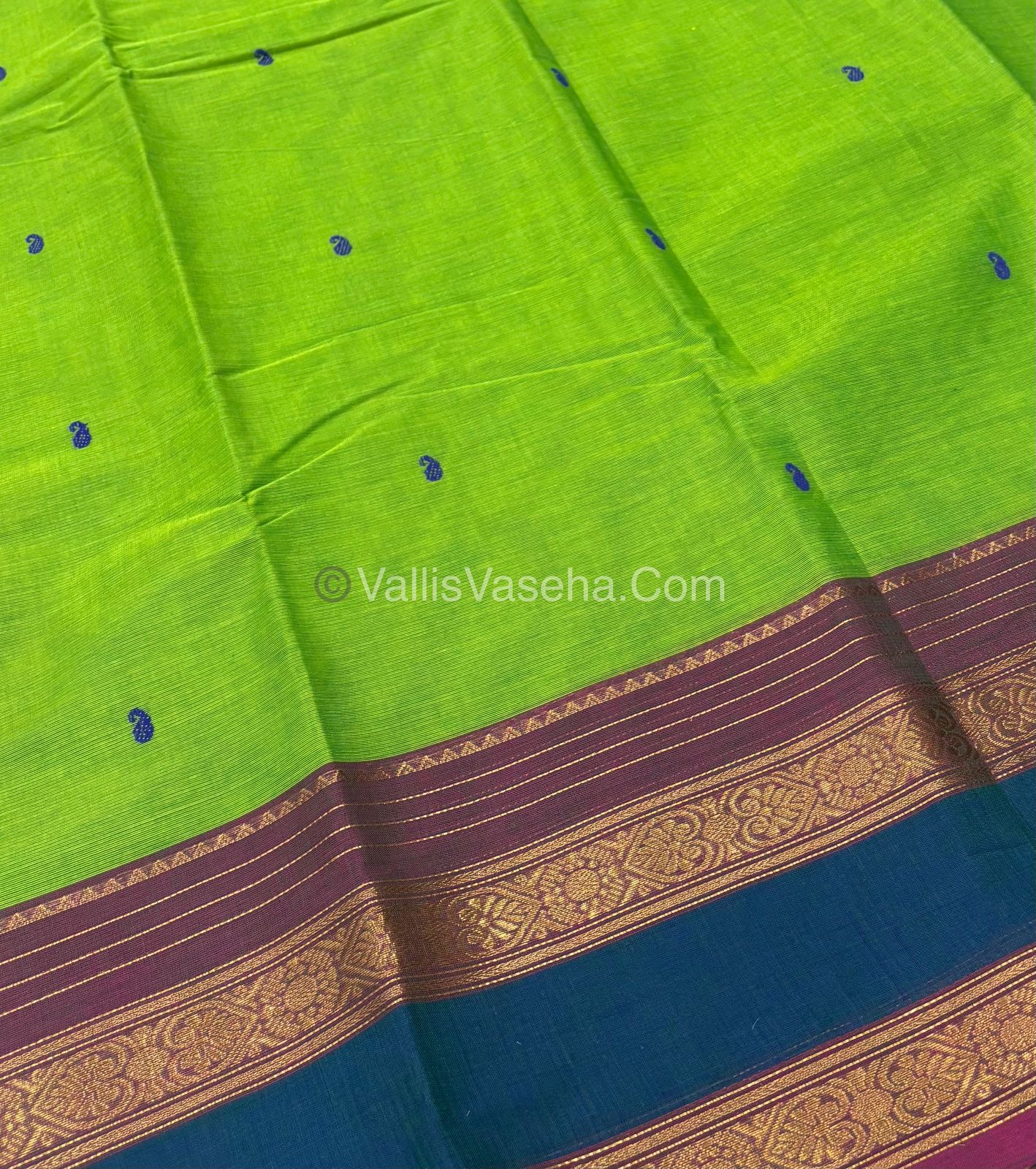 Kanchi Cotton Saree - VVKCS017