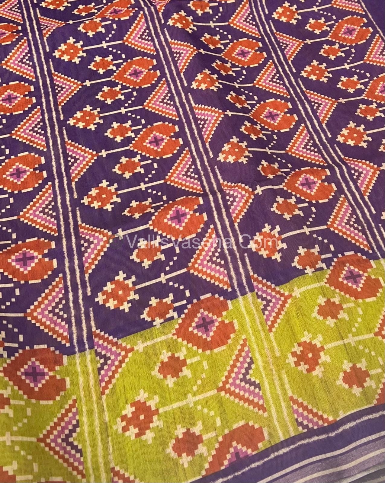 Semi Tussar Saree  - VVSTS009