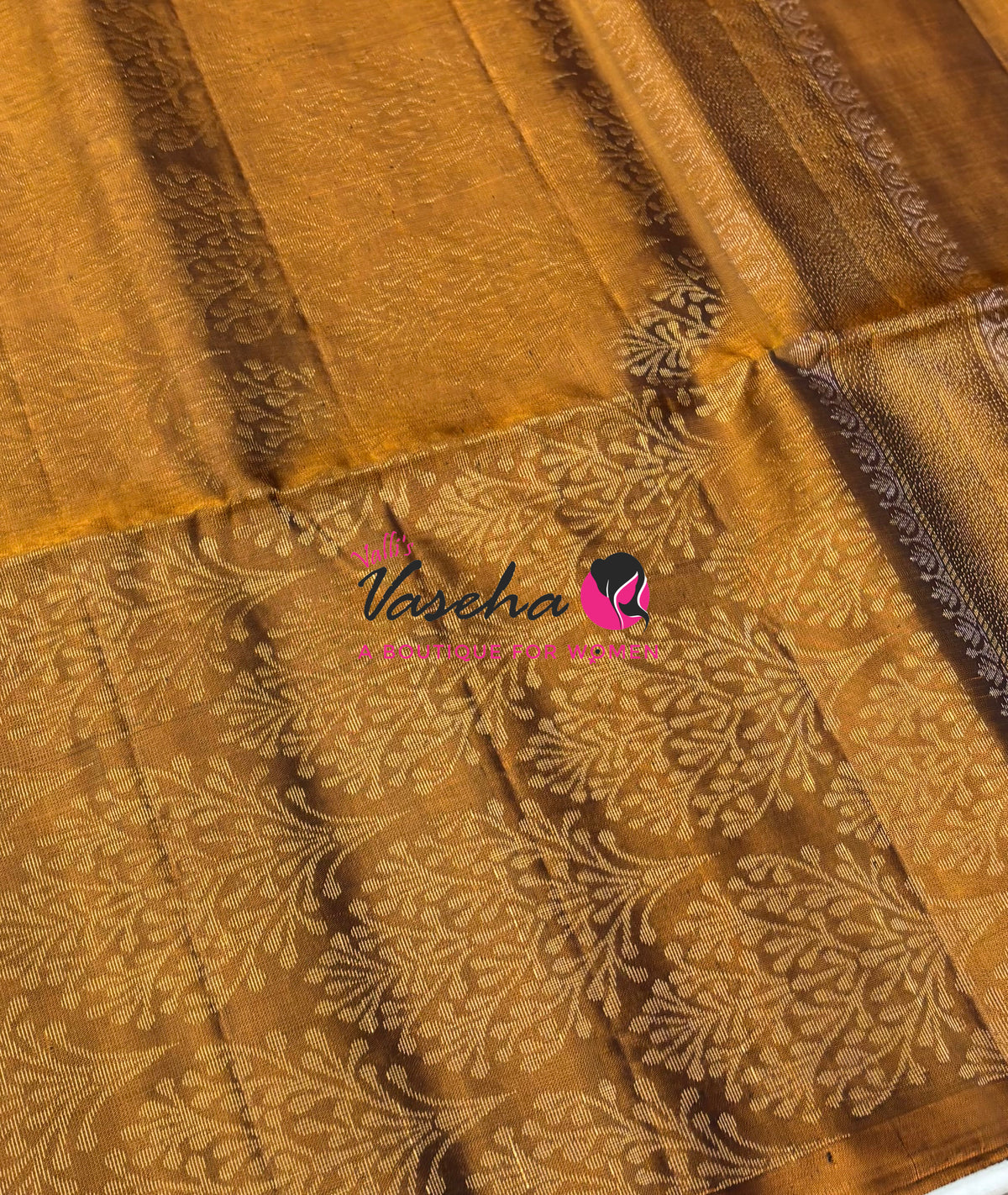 Pure Soft Silk Saree - Mustard Yellow Shade - VVPSS061