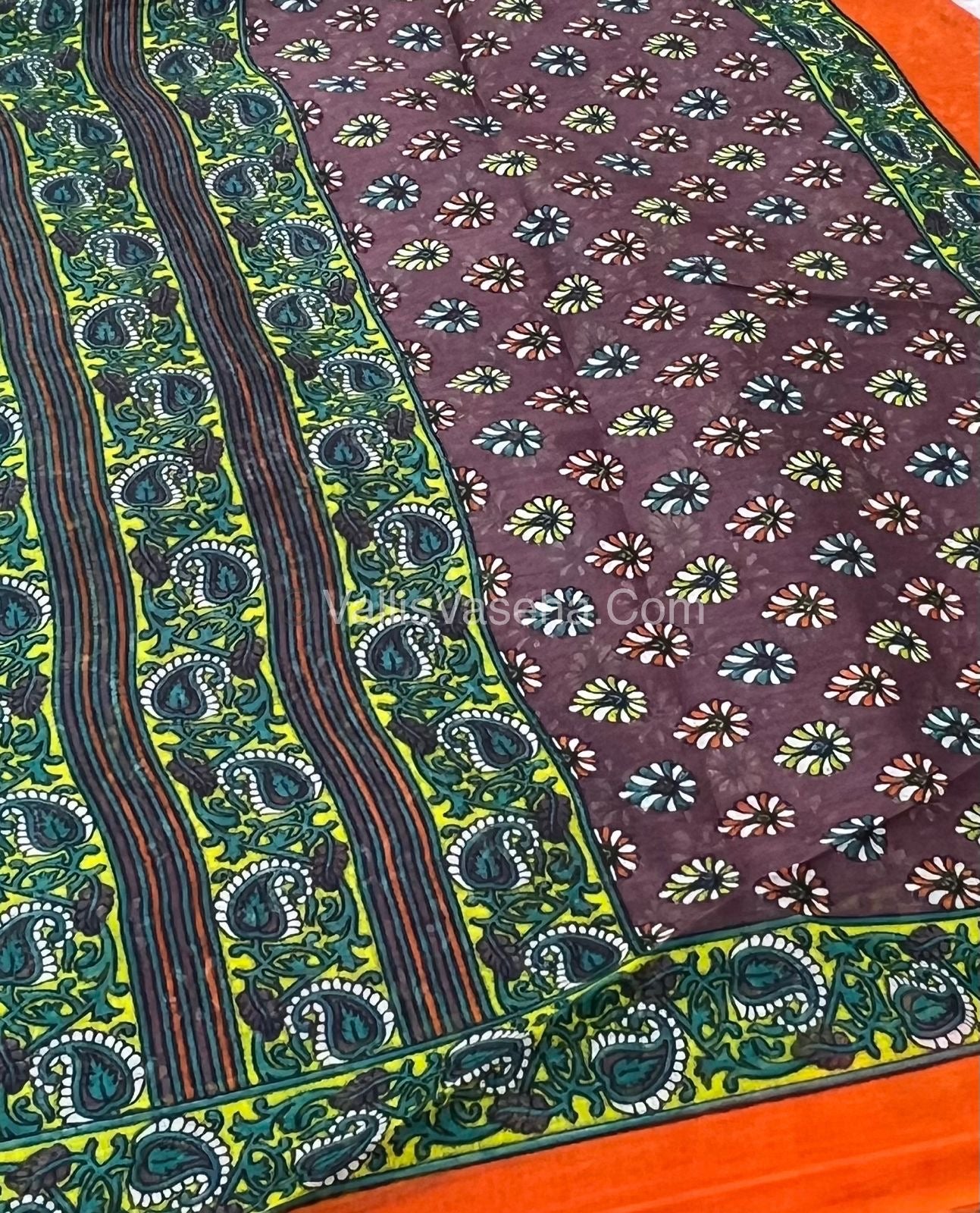 Pure Cotton Voile Saree | VVPVS001