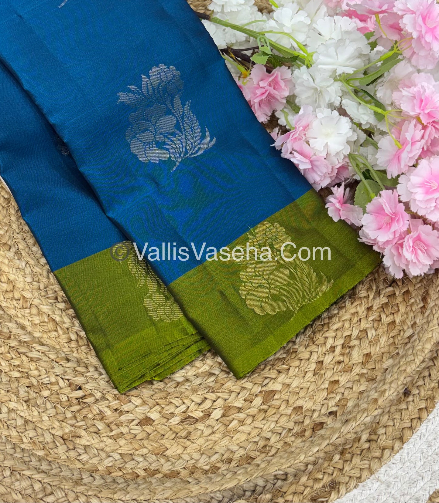 Half Mix - Pure Soft Silk Saree - VVPSS054