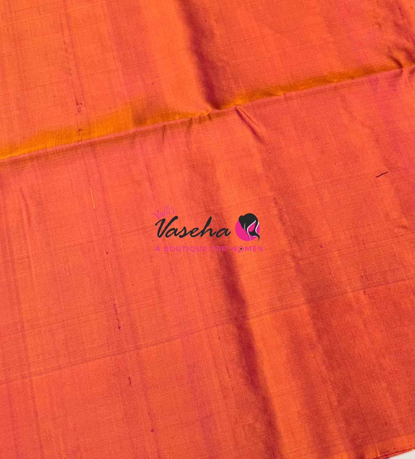 Pure Soft Silk Saree - Pink & Peachish Orange - VVPSS091