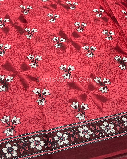 Pure Cotton Voile Saree | VVPVS001