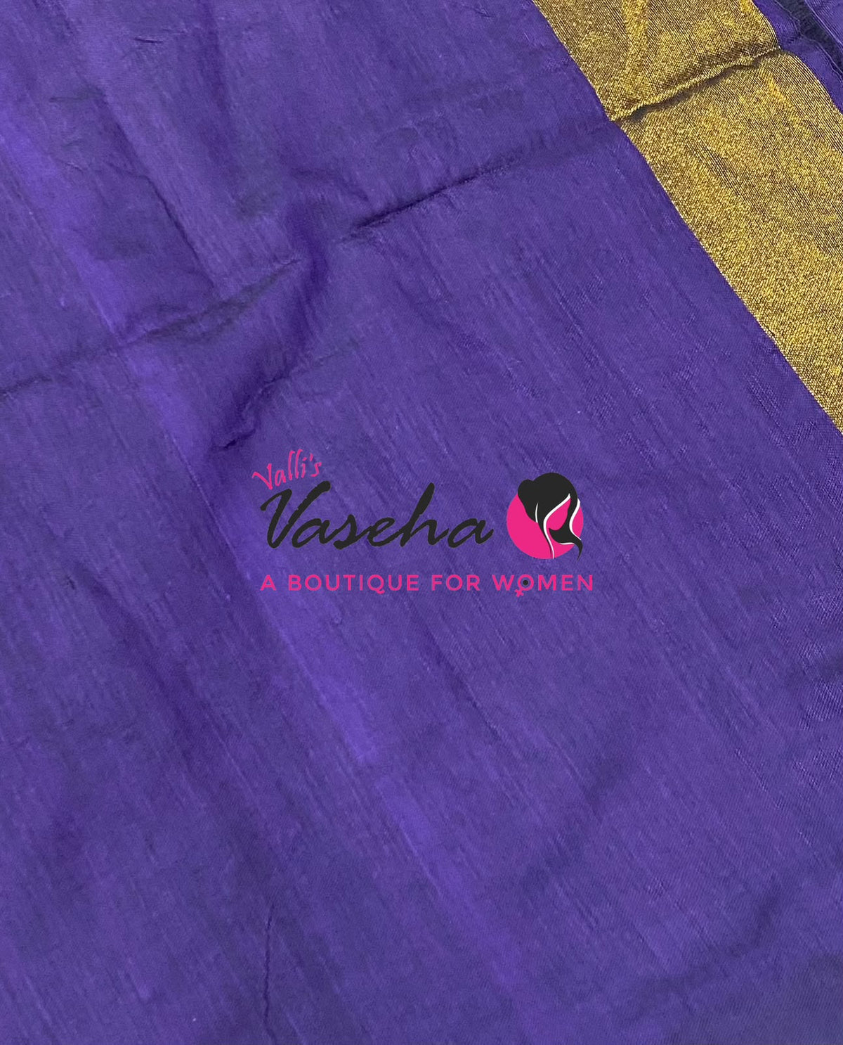Handloom Cotton Sarees  - Purple Shade - VVKC001
