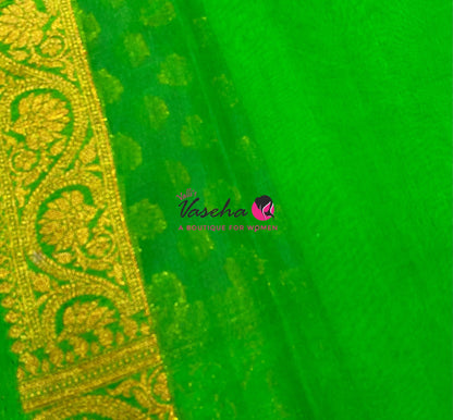 40% less - Offer Saree - Semi Banarsi Silk Saree - VVDS008