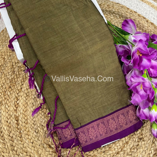 Dhaka Cotton Saree - VVDCS002